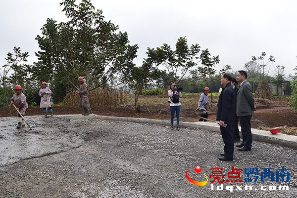 縣領(lǐng)導(dǎo)視察長田鎮(zhèn)648縣道至犁頭二組通組路 (1).JPG